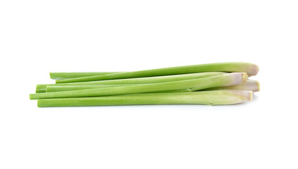 Lemon grass on white background