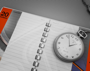 chronometer over notebook © adimas