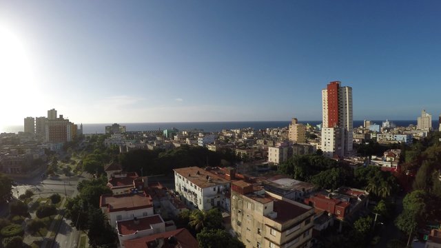 Panoramic view of Vedado, Havana, Cuba
