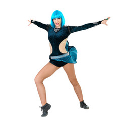 modern style dancer posing