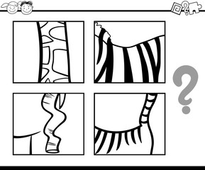 guess animal task for coloring