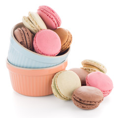 Colorful French Macarons