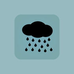 Pale blue rain icon