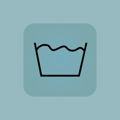 Pale blue wash icon