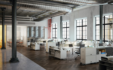 Stylish old downtown Loft Agency Office - Stylische Büro Agentu