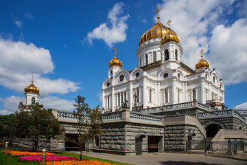 Fototapeta na wymiar Cathedral of Christ the Savior, Moscow, Russia