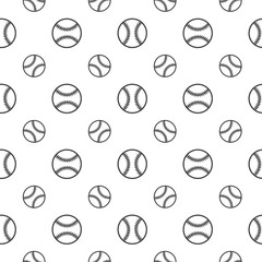 seamless pattern with baseball