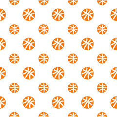 seamless pattern with basketball