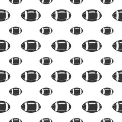 seamless pattern with football