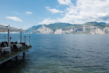 view on lake garda from malcesine