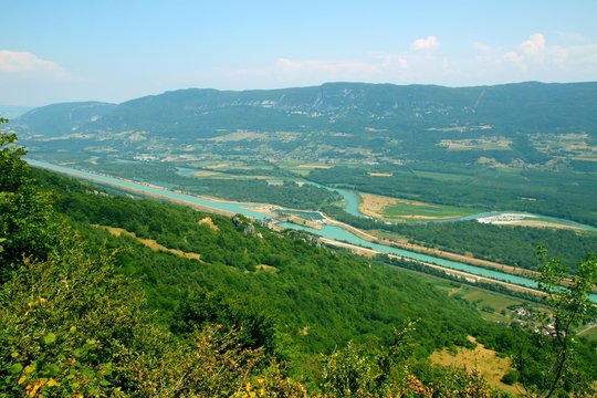 La vall&eacute;e du Rh&ocirc;ne, Bugey