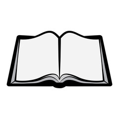 Fototapeta premium Open book, book vector