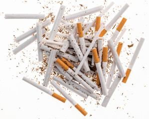 Heap of cigarettes.