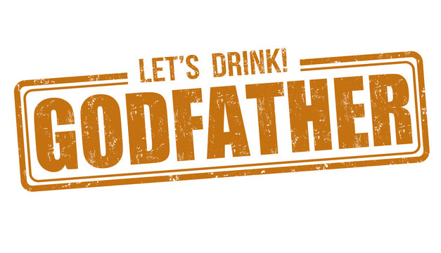 Godfather cocktail stamp