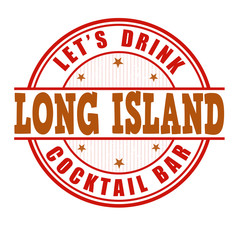 Long island cocktail stamp