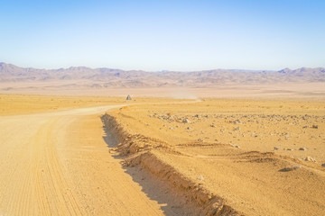 Fototapeta na wymiar Roads in Namibia