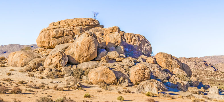 Desert landscape near Kliprand in South Africa