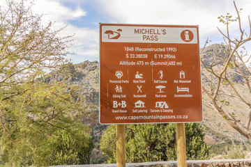 Michell's pass in Western Cape, South Africa.