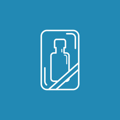 Gift bottle icon.