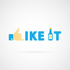 Funny text for print on white background.