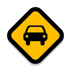 Car icon great for any use. Vector EPS10.