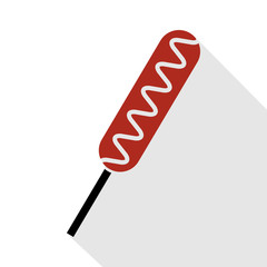 hotdogs icon great for any use. Vector EPS10.