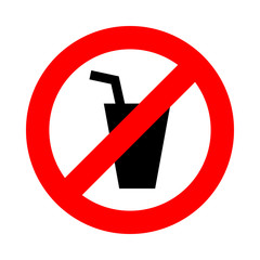 No drink icon great for any use. Vector EPS10.