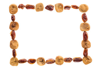 Tasty dry dates and figs.