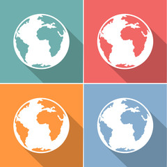 The World icons set great for any use. Vector EPS10.