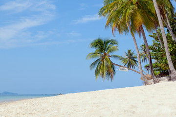 Obraz premium Landmark of Baan Tai beach Koh Samui island,Thailand