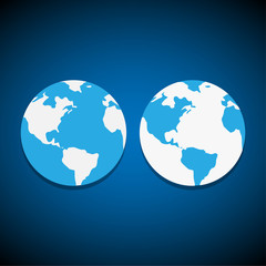 Earth icons set great for any use. Vector EPS10.