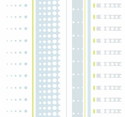 Seamless, geometric, stripes, small circles. 