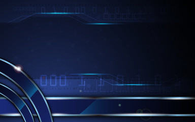 vector abstract metallic frame tech background