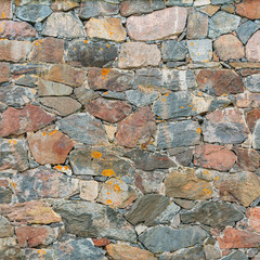 Old Medieval Stone Wall Background Texture