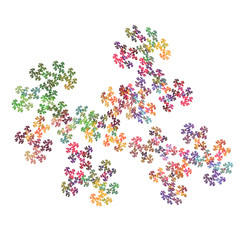 abstract puzzle pattern