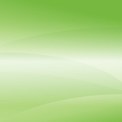 Green Light Wave Abstract Background. Vector illustration