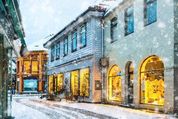 Fototapeta premium historical part of Bergen