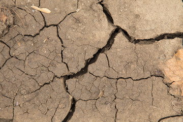 Cracked ground background