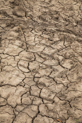 Cracked ground background