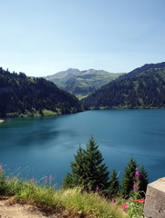 lac du barrage de st guérin-savoie