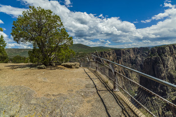 Fototapeta na wymiar Black Canyon of the Gunnison National Park, North Rim, Chasm View Nature Trail