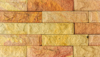 Background of new brick wall