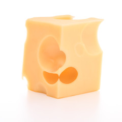 cheese isolated on white background cutout