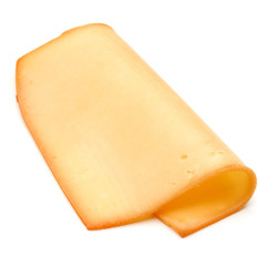 cheese slice isolated on white background cutout