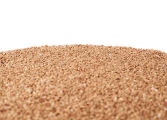 Surface covered with the buckwheat grains