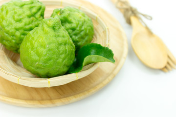 Aroma therapy / Bergamot on white