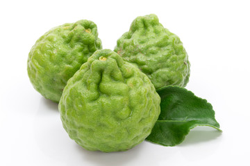 Aroma therapy / Bergamot on white