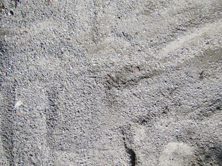Detailed photo of grey fine gravel