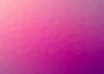Obraz premium Low polygonal pink to purple background