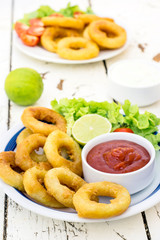 Fried squid